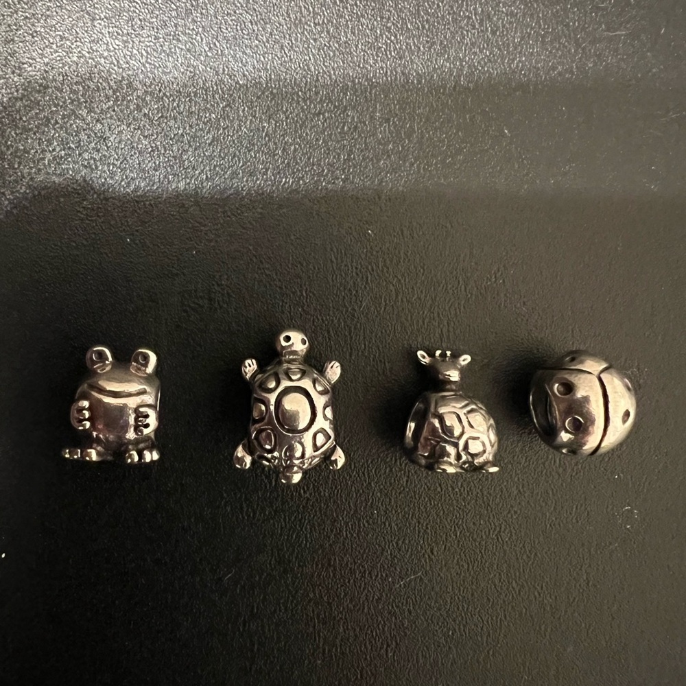 Authentic Pandora animal charms.